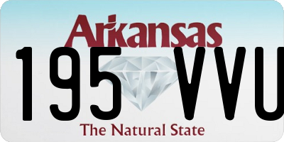 AR license plate 195VVU