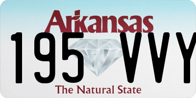 AR license plate 195VVY