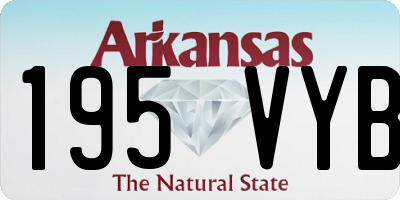 AR license plate 195VYB