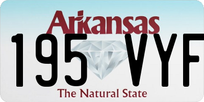 AR license plate 195VYF