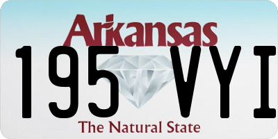 AR license plate 195VYI