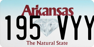 AR license plate 195VYY