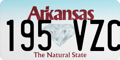 AR license plate 195VZC