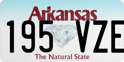 AR license plate 195VZE