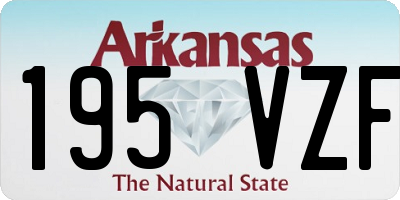 AR license plate 195VZF