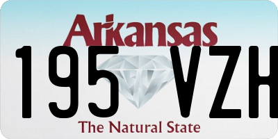 AR license plate 195VZH