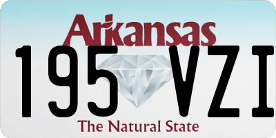 AR license plate 195VZI