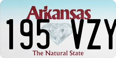 AR license plate 195VZY