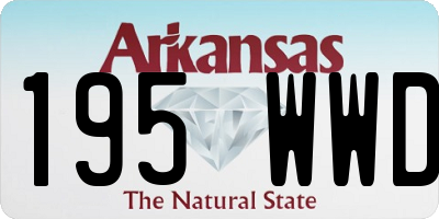 AR license plate 195WWD