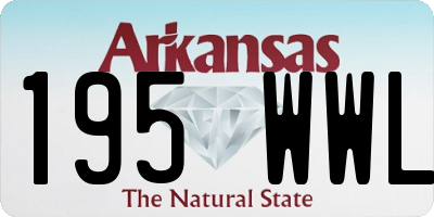 AR license plate 195WWL