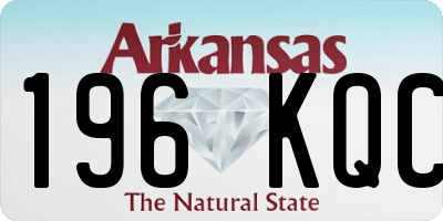 AR license plate 196KQC