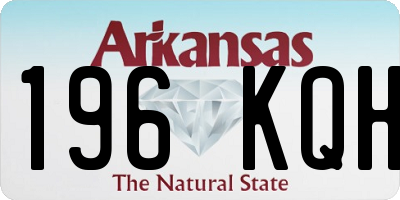 AR license plate 196KQH