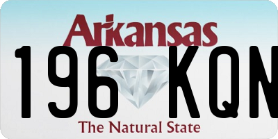 AR license plate 196KQN