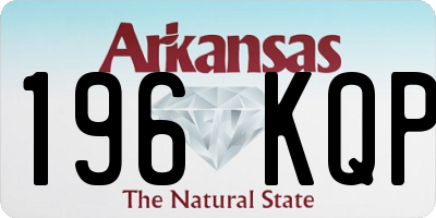 AR license plate 196KQP