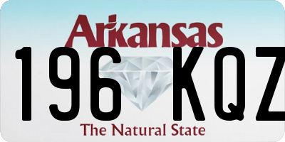 AR license plate 196KQZ