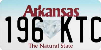 AR license plate 196KTC