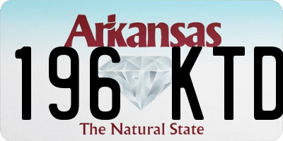 AR license plate 196KTD
