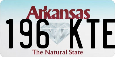 AR license plate 196KTE