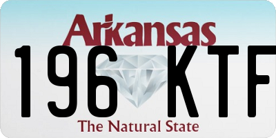 AR license plate 196KTF