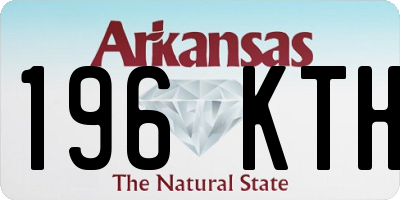 AR license plate 196KTH