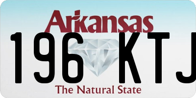 AR license plate 196KTJ