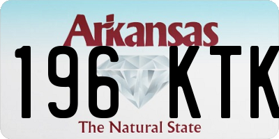 AR license plate 196KTK