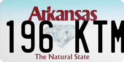 AR license plate 196KTM