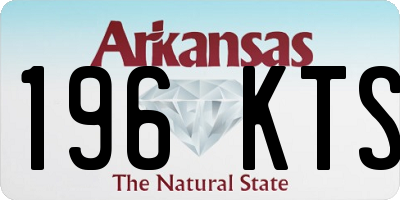 AR license plate 196KTS