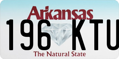 AR license plate 196KTU