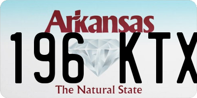 AR license plate 196KTX