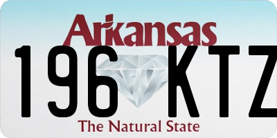 AR license plate 196KTZ