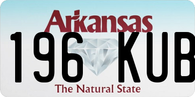 AR license plate 196KUB