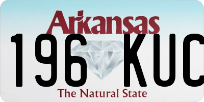 AR license plate 196KUC