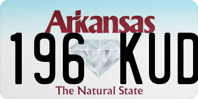 AR license plate 196KUD
