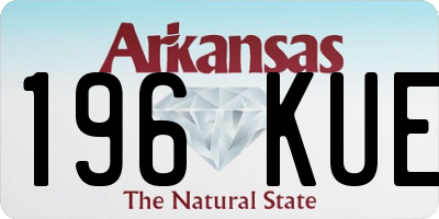 AR license plate 196KUE