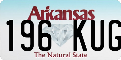 AR license plate 196KUG