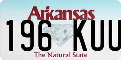 AR license plate 196KUU