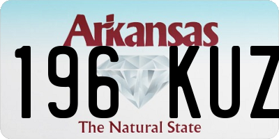 AR license plate 196KUZ