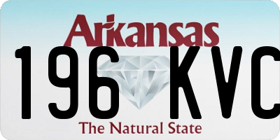 AR license plate 196KVC