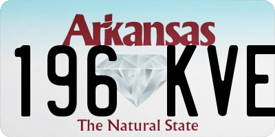 AR license plate 196KVE
