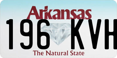 AR license plate 196KVH