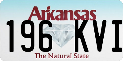 AR license plate 196KVI