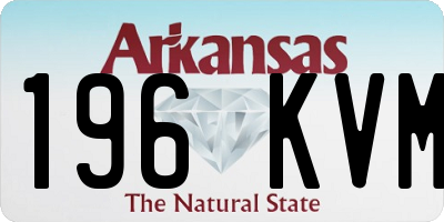 AR license plate 196KVM