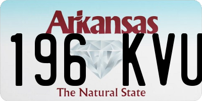 AR license plate 196KVU