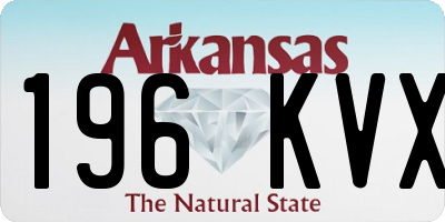 AR license plate 196KVX