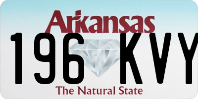 AR license plate 196KVY
