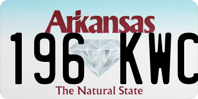 AR license plate 196KWC