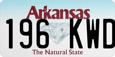 AR license plate 196KWD