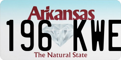 AR license plate 196KWE