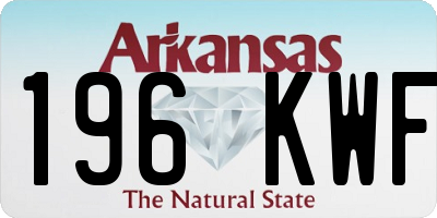 AR license plate 196KWF